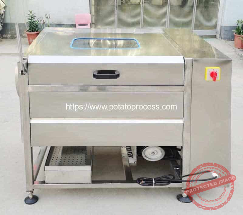 Small-Brush-Type-Potato-Washing-Peeling-Machine-with-Cover